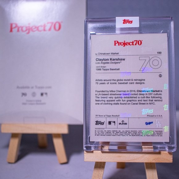 Topps Project70® Card 150 - 1986 Clayton Kershaw by Chinatown Market - Picture 2 of 2